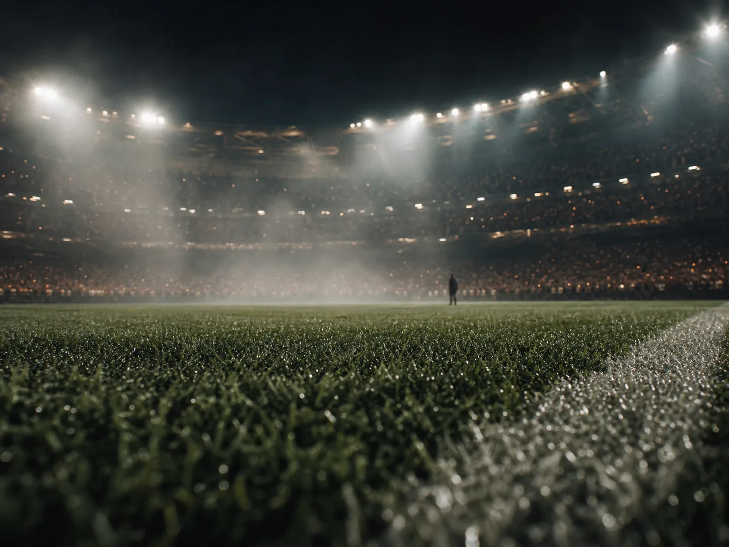 A packed stadium before kickoff